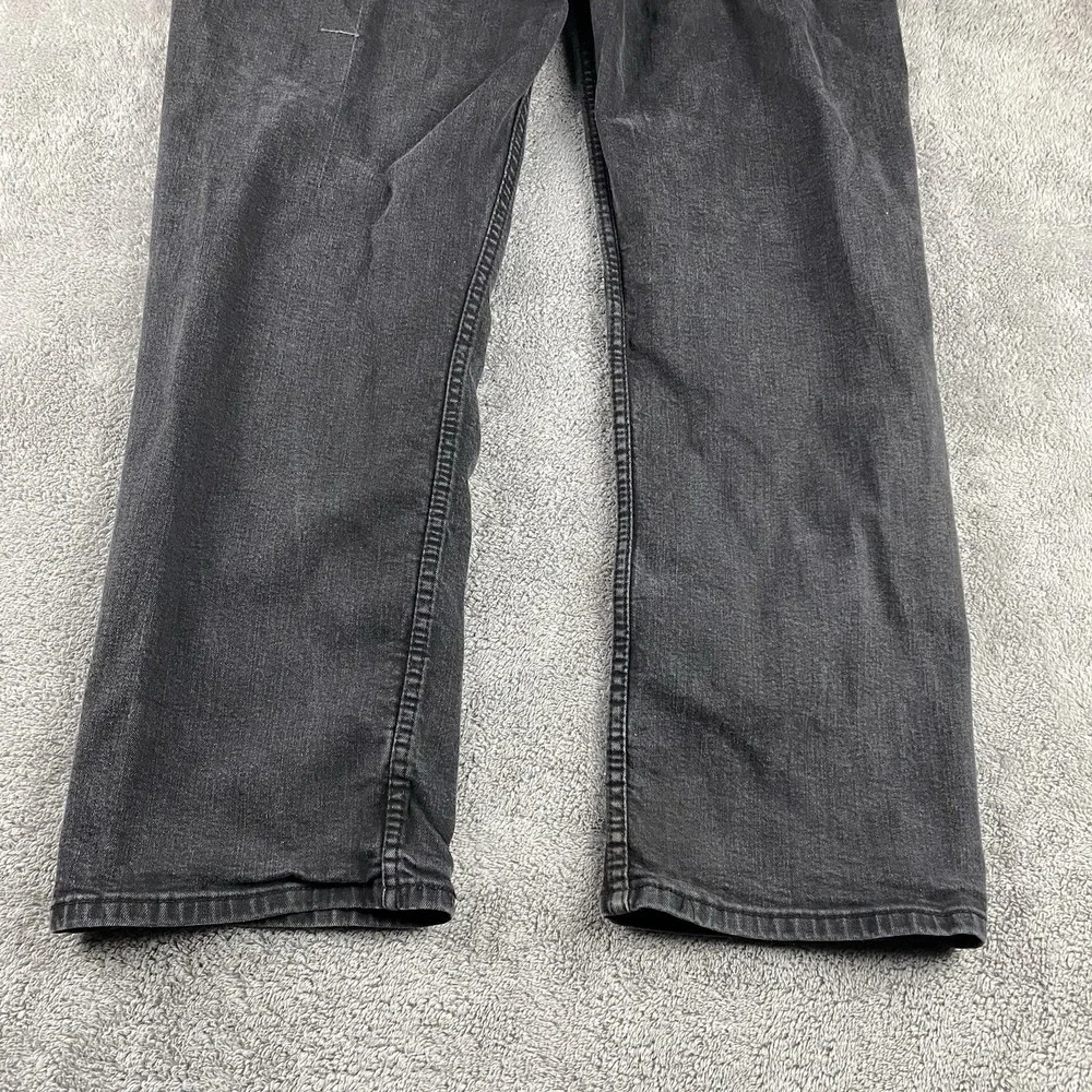 Levis 514 Straight Jeans Mens 40x28.5 Black Mid‎ Rise